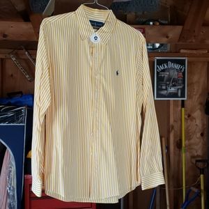 Ralph Lauren Vintage Yellow LongSleeve Button Down